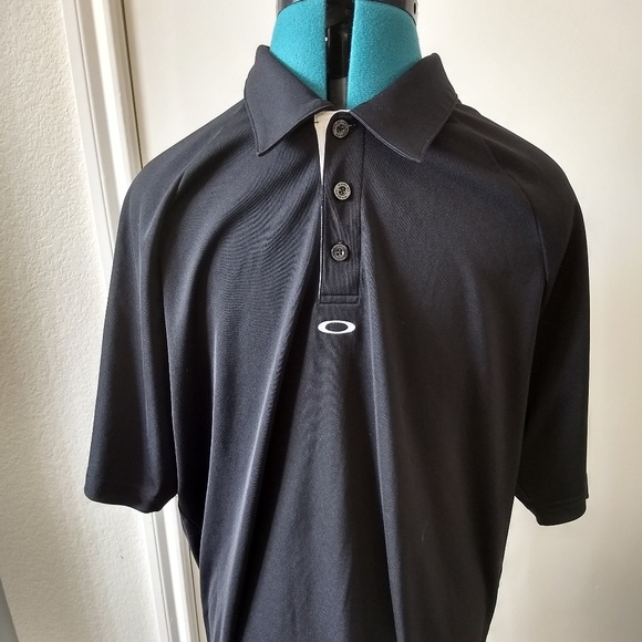 Oakley Other - Oakley Mens Regular Fit Polo Shirt Solid Black